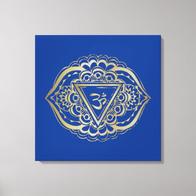 Chakras Ajna - Wrapped Canvas (Framsida)