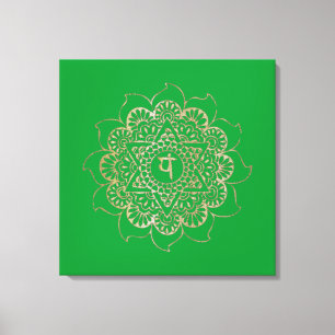Chakras Anahata - Wrapped Canvas