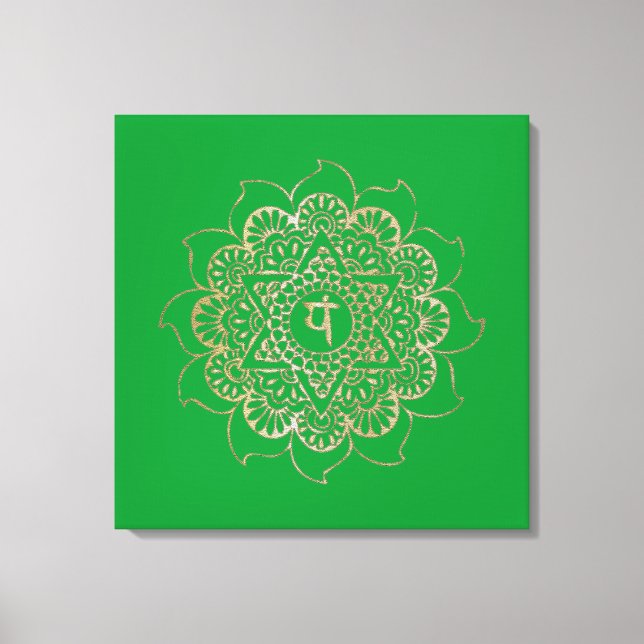 Chakras Anahata - Wrapped Canvas (Framsida)