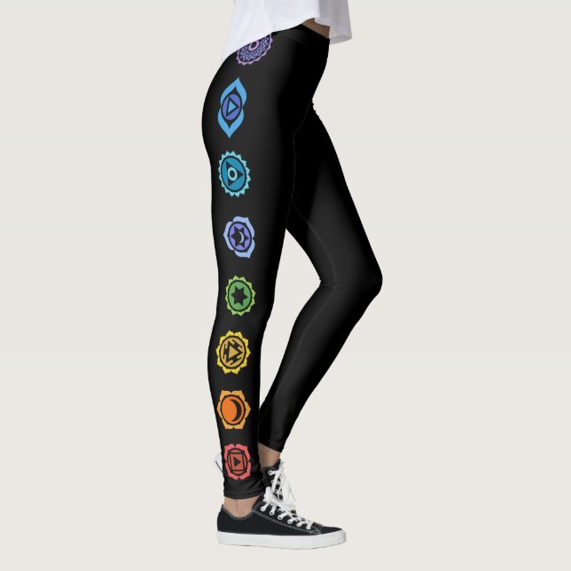 Chakras damasker leggings (Höger)
