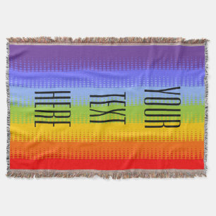 Chakras Färg IV + din text Mysfilt