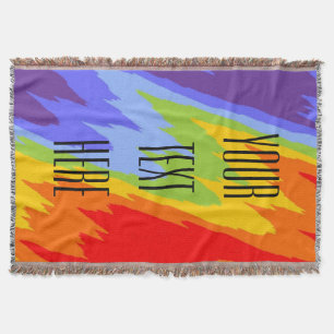 Chakras Färg VII + din text Mysfilt