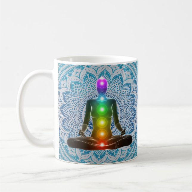 Chakras, Mandala, Andlig, Chakras Kaffemugg (Vänster)