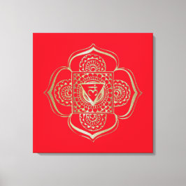 Chakras Muladhara - Wrapped Canvas