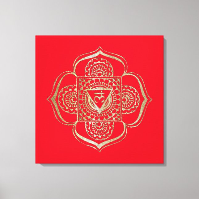 Chakras Muladhara - Wrapped Canvas (Framsida)