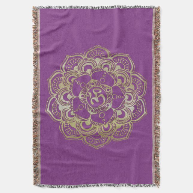 Chakras Sahasrara - Blanket Filt (Framsidan Vertikal)