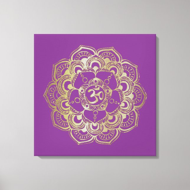 Chakras Sahasrara - Wrapped Canvas (Framsida)