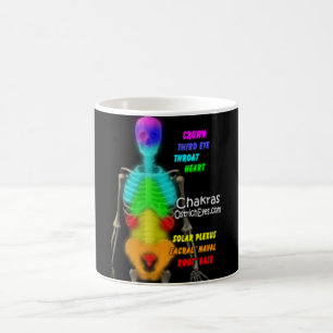 Chakras skelett kaffemugg