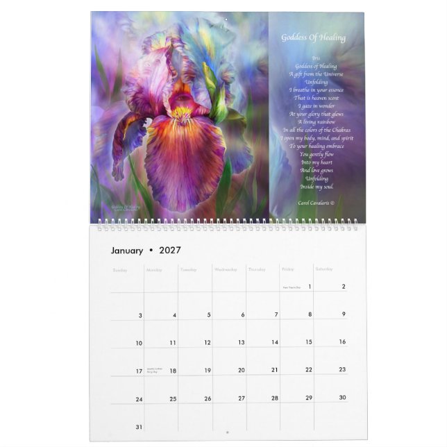Chakras som läker konstkalendern 2015 kalender (Jan 2027)