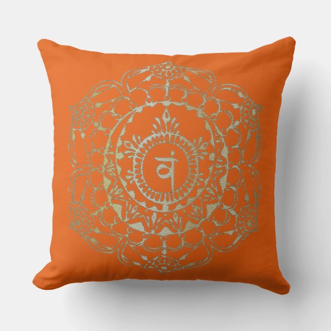 Chakras Svaddisthana - Pillow Kudde (Framsida)
