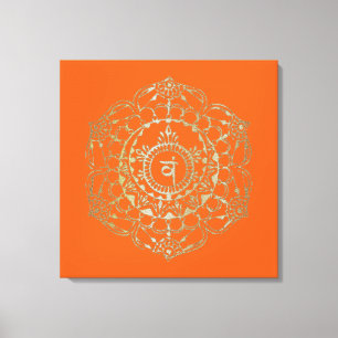 Chakras Svadhistana - Wrapped Canvas