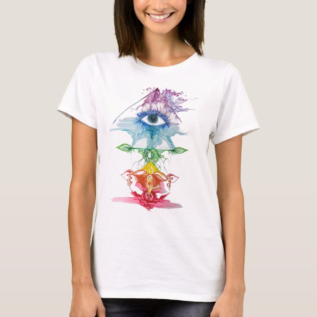 Chakras T Shirt (Framsida)