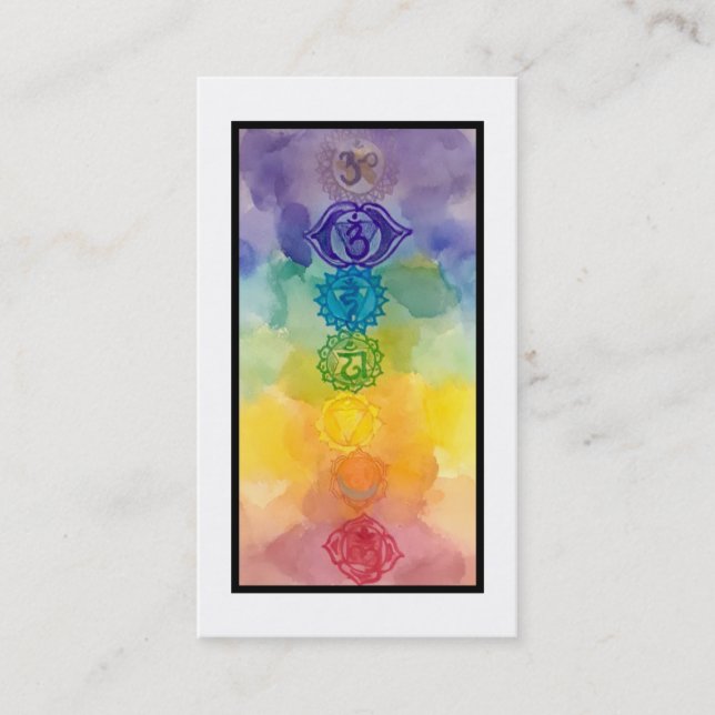 Chakras visitkort (Framsida)