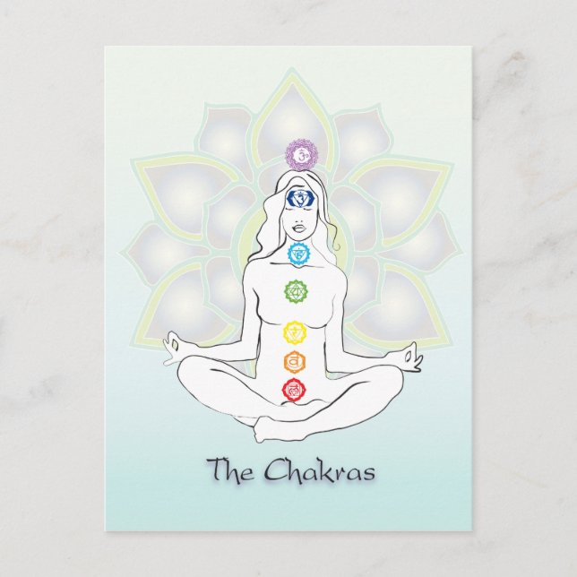 Chakras Vykort (Framsida)