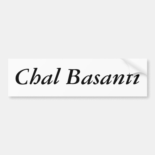 Chal Basanti Bildekal (Framsidan)