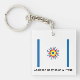 Chaldean flagga Keychain
