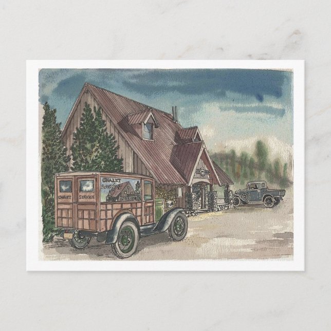 Chalet Delivery Vykort (Framsida)