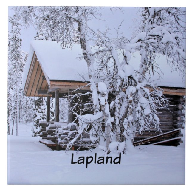 Chalet i Lapland Kakelplatta (Framsidan)