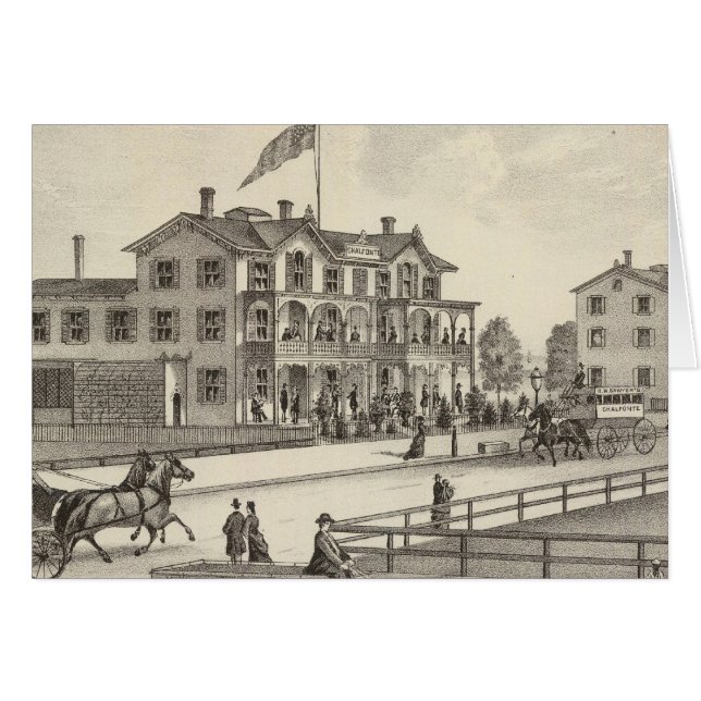 Chalfonte, Cape May City, New jersey Hälsningskort (Framsidan Horizontal)