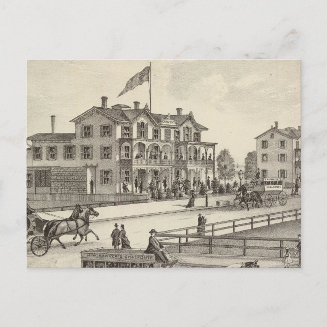 Chalfonte Cape May stad som är ny - jersey Vykort (Framsida)