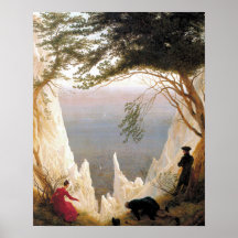 Chalk Cliffs på Rugen Caspar David Friedrich