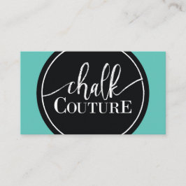 Chalk Couture anpassat visitkort