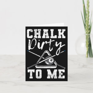 Chalk Dirty åt mig för en Bassäng-miljardspelare Kort
