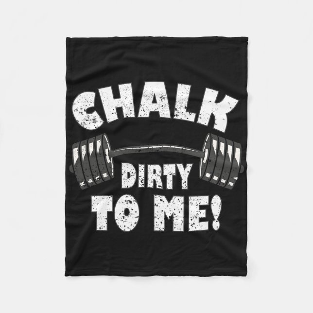Chalk Dirty to me Fleecefilt (Framsidan)