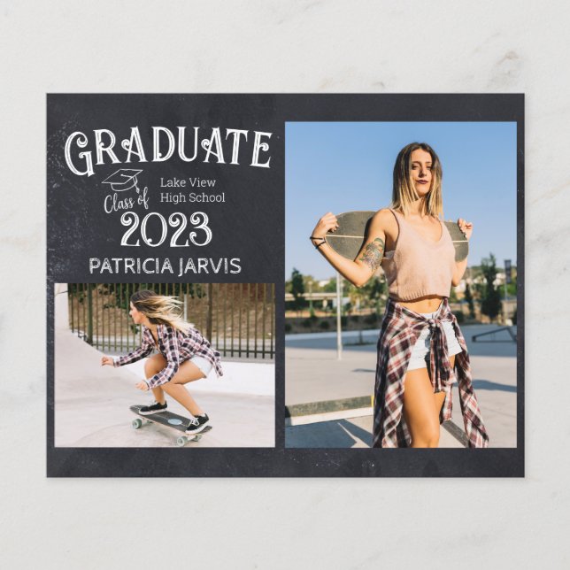 Chalk High School Photo Grad annons Budget (Framsida)