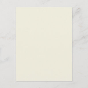 Chalk Neutralt Beige Cream Solid Färg Vykort