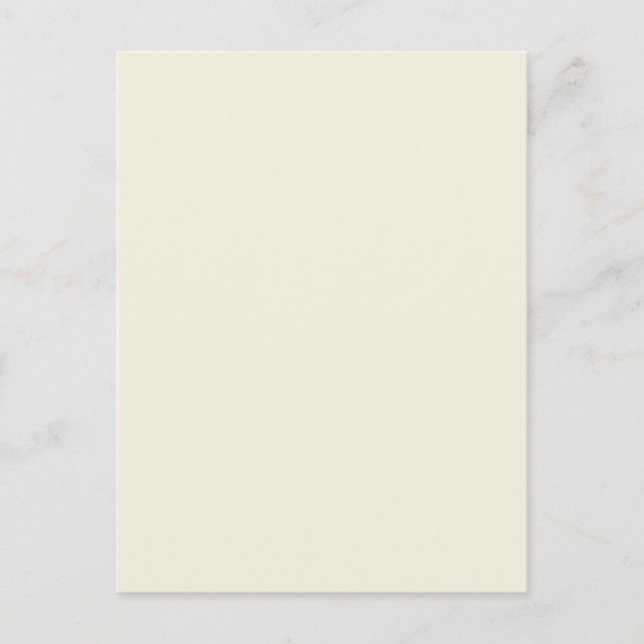 Chalk Neutralt Beige Cream Solid Färg Vykort (Framsida)