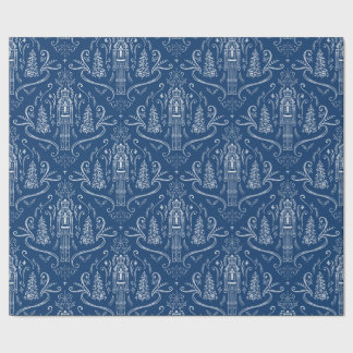 Chalk nutcracker doodle Christmas Presentpapper