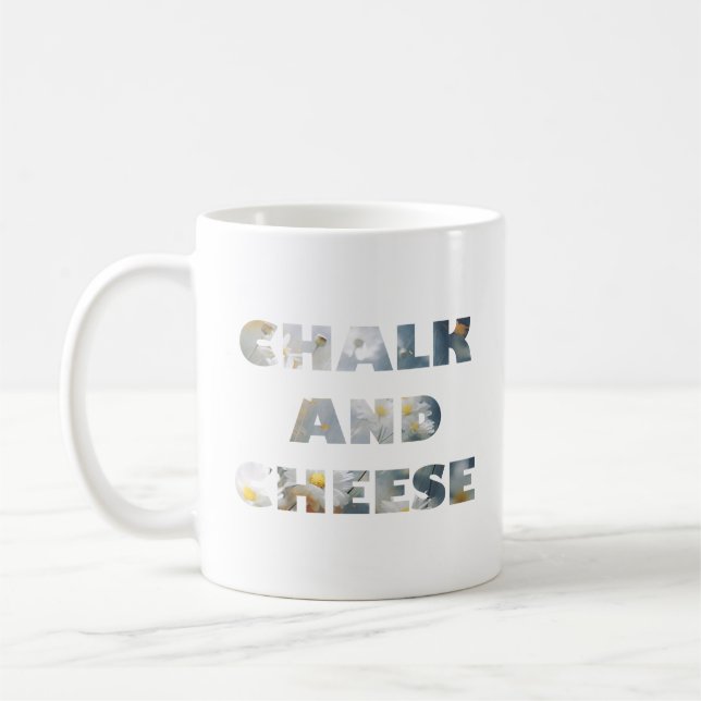 Chalk och Cheese Kaffemugg (Vänster)