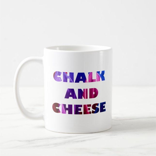 Chalk och Cheese Kaffemugg (Vänster)
