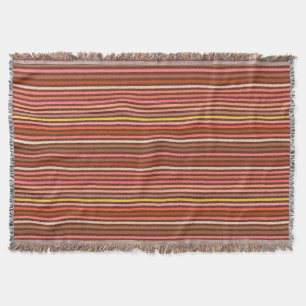 Chalk Rand - Chocolate Brown and Coral Mysfilt