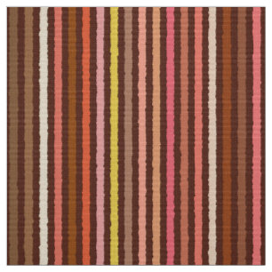 Chalk Rand - Chocolate Brown and Coral Tyg