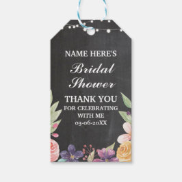 Chalk - tack för Märkrn Rustic Flower-Möhippan Presentetikett