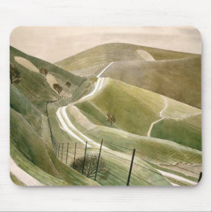 Chalk Väg av Eric Ravilious Musmatta