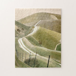 Chalk Väg av Eric Ravilious Pussel