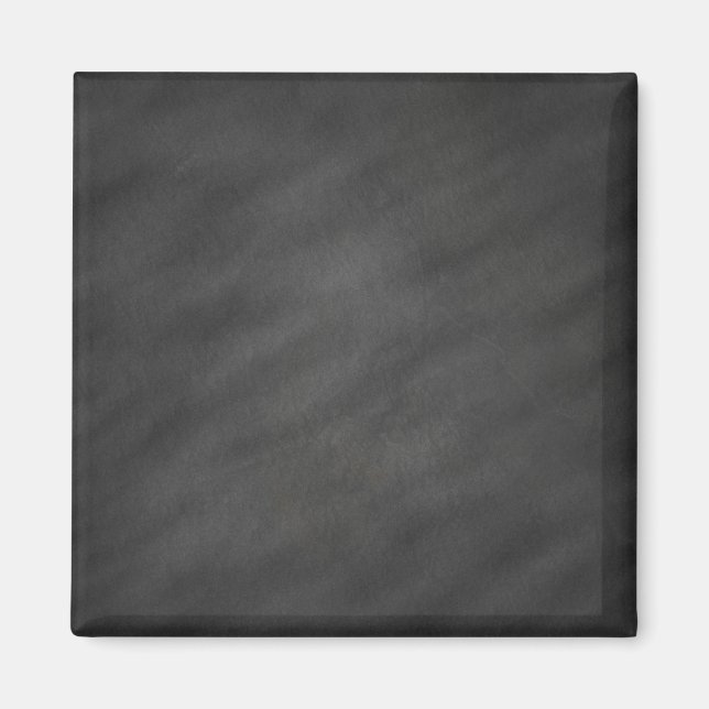 Chalkboard Background Grått Black Chalk Board Magnet (Framsidan)