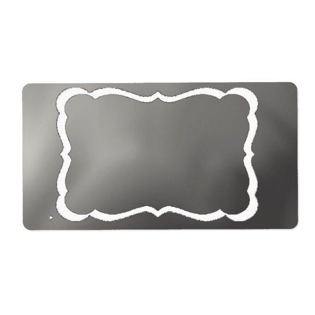 Chalkboard Backing for Labels.... Fraktsedel (Framsidan)