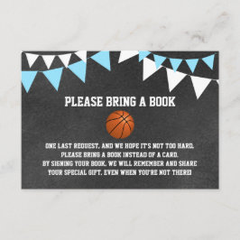 Chalkboard BASKETBALL Ta med en babydusch i BOK Tilläggskort