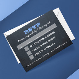 Chalkboard Blue Pub Mitzvah Big OSA with Options