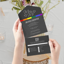 Chalkboard bröllop, doodle, hör till Mr. och Mr.