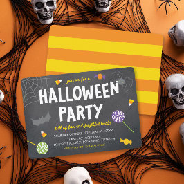 Chalkboard Candy Halloween fest-inbjudan Inbjudningar