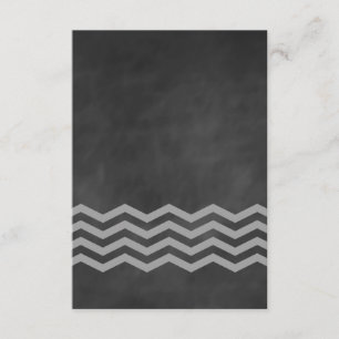 Chalkboard Chevron OSA Kort