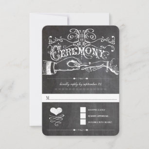 Chalkboard Cute Heart Initialer Typography OSA Kort