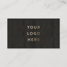 Chalkboard | Din Logotyp | Affärsmonogram Tidsbeställning Kort