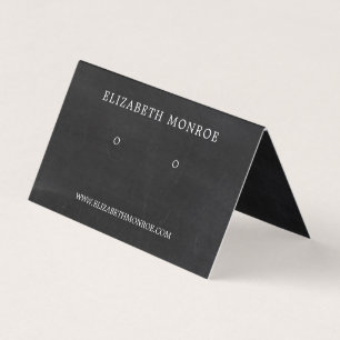 Chalkboard Earring Holder, Juvelry Visning Card Visitkort