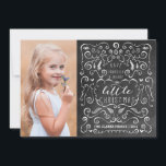CHALKBOARD | ENKELT LITTLE CHRISTMAS FOTOKORT JULKORT<br><div class="desc">CHIC FOLIAGE | ENKELT LITTLE CHRISTMAS FOTOKORT</div>